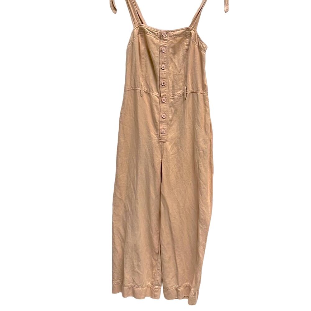 APIECE APART Deia Jumpsuit in Desert
Pink Sz 2 Linen Cotton Peach Nude Wide
Leg